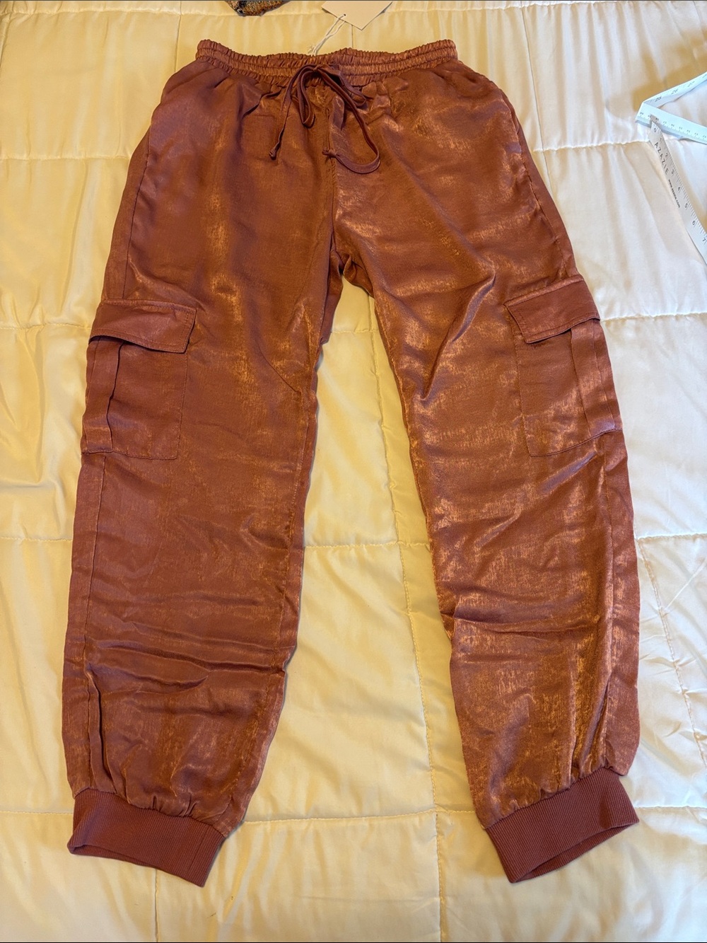 Baevely Cargo Joggers in Mauve